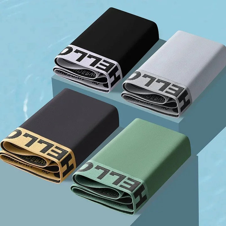 Men’s Ice Silk Breathable Boxer Briefs