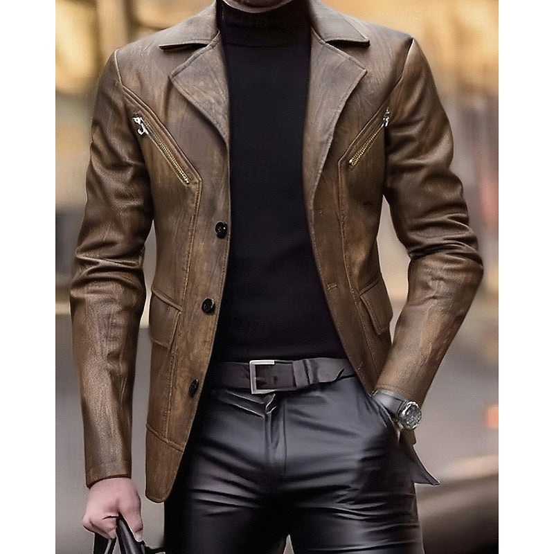 Men's Classic Lapel Blazer
