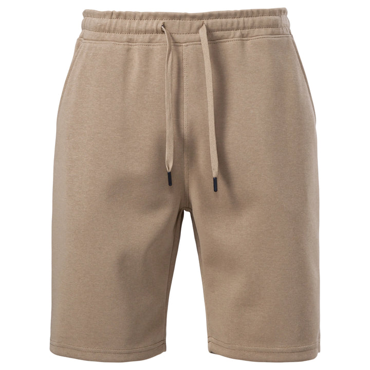 Men's Cotton Blend Elastic Waist Solid Color Shorts