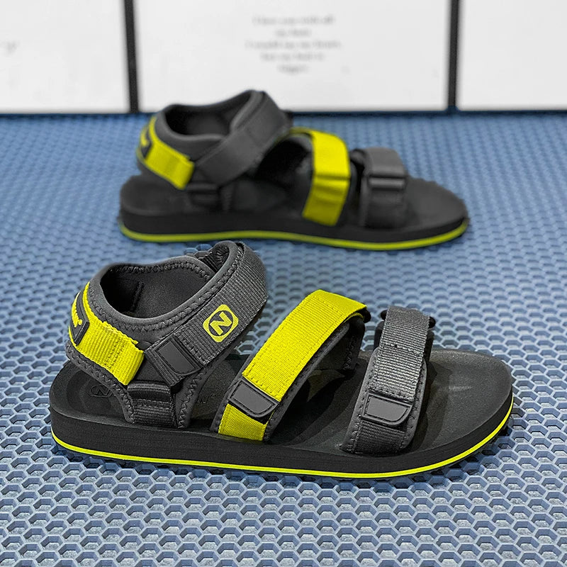Men's Flat Gladiator Sandals Breathable Casual Summer Shoes