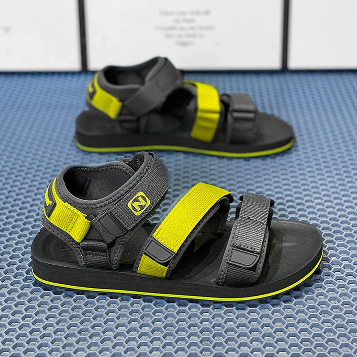 Men's Flat Gladiator Sandals Breathable Casual Summer Shoes