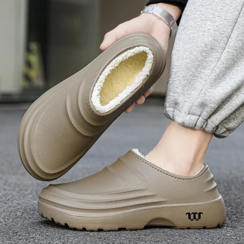 All-Weather Fleece-Lined Waterproof Clogs