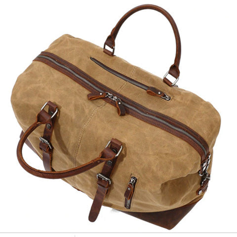 Canvas Vintage Travel Bag Men's