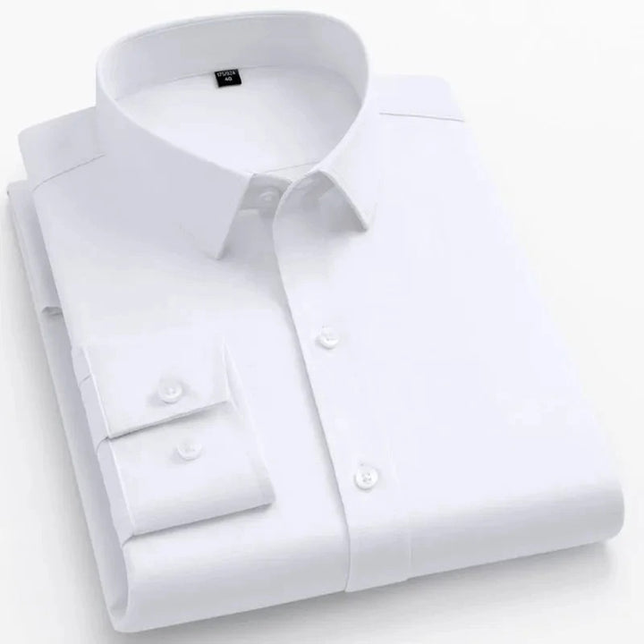 Modern Solid Color Dress Shirt