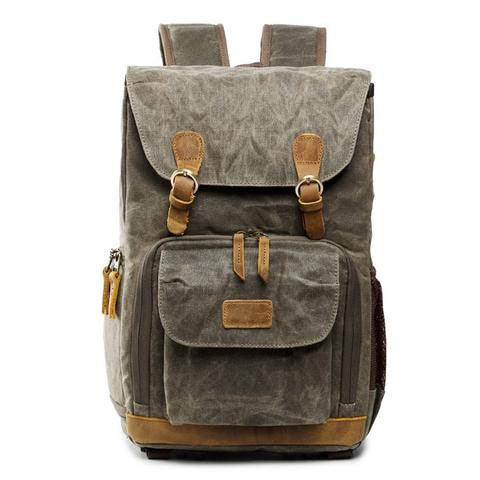 Canvas Vintage Camera Backpack
