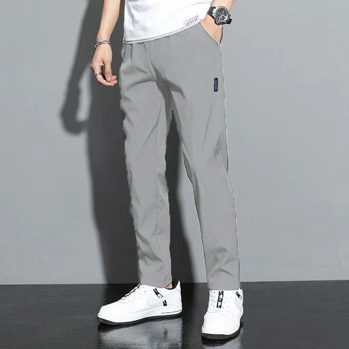Men's Tapered Breathable Jogging Pants with Drawstring