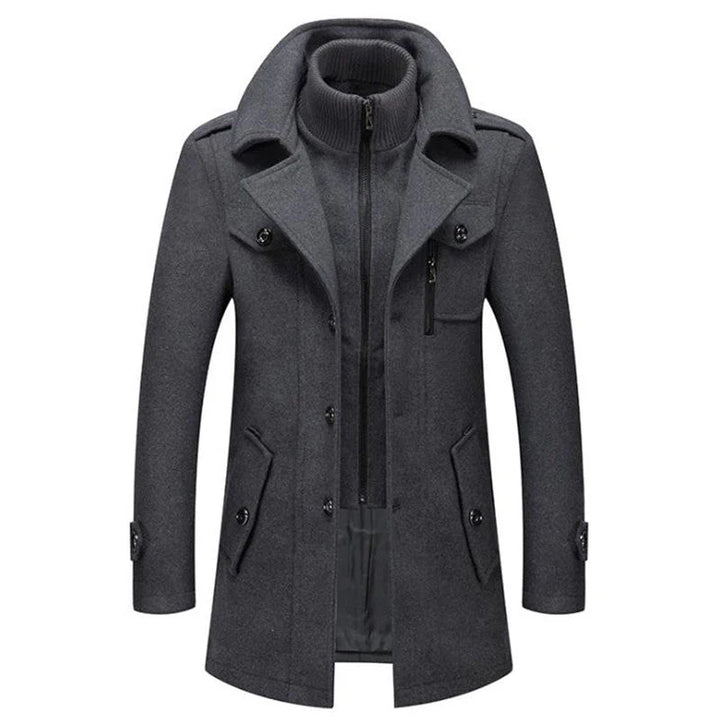 Classic Long Wool Blend Coat