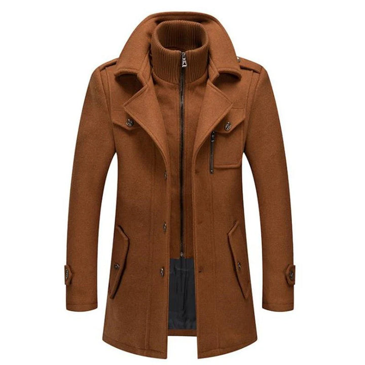 Classic Long Wool Blend Coat