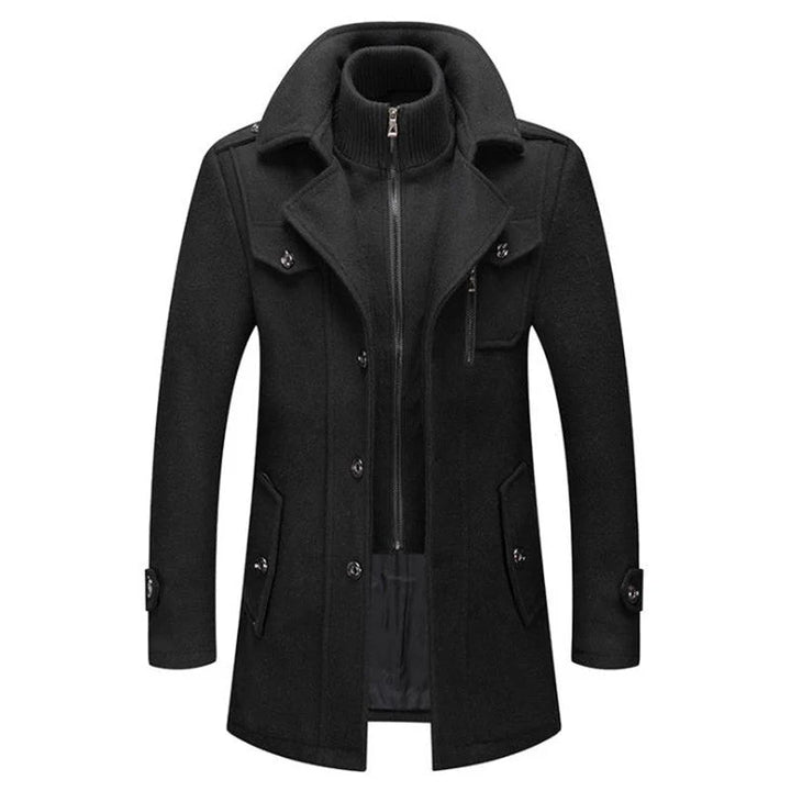 Classic Long Wool Blend Coat