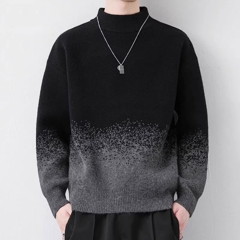 Men's Chunky Knit Gradient Jumper