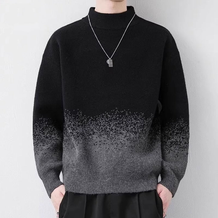 Men's Chunky Knit Gradient Jumper