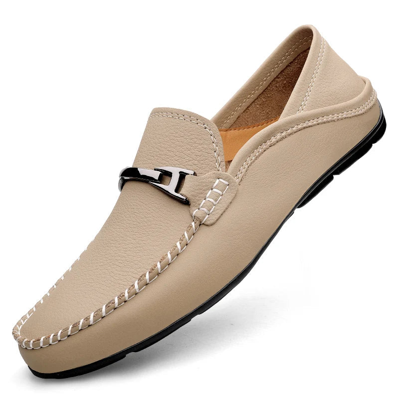 Men’s Leather Slip-On Loafers