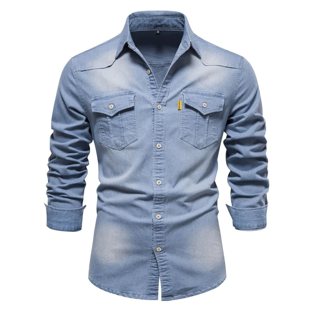 Western Denim Shirt Men's