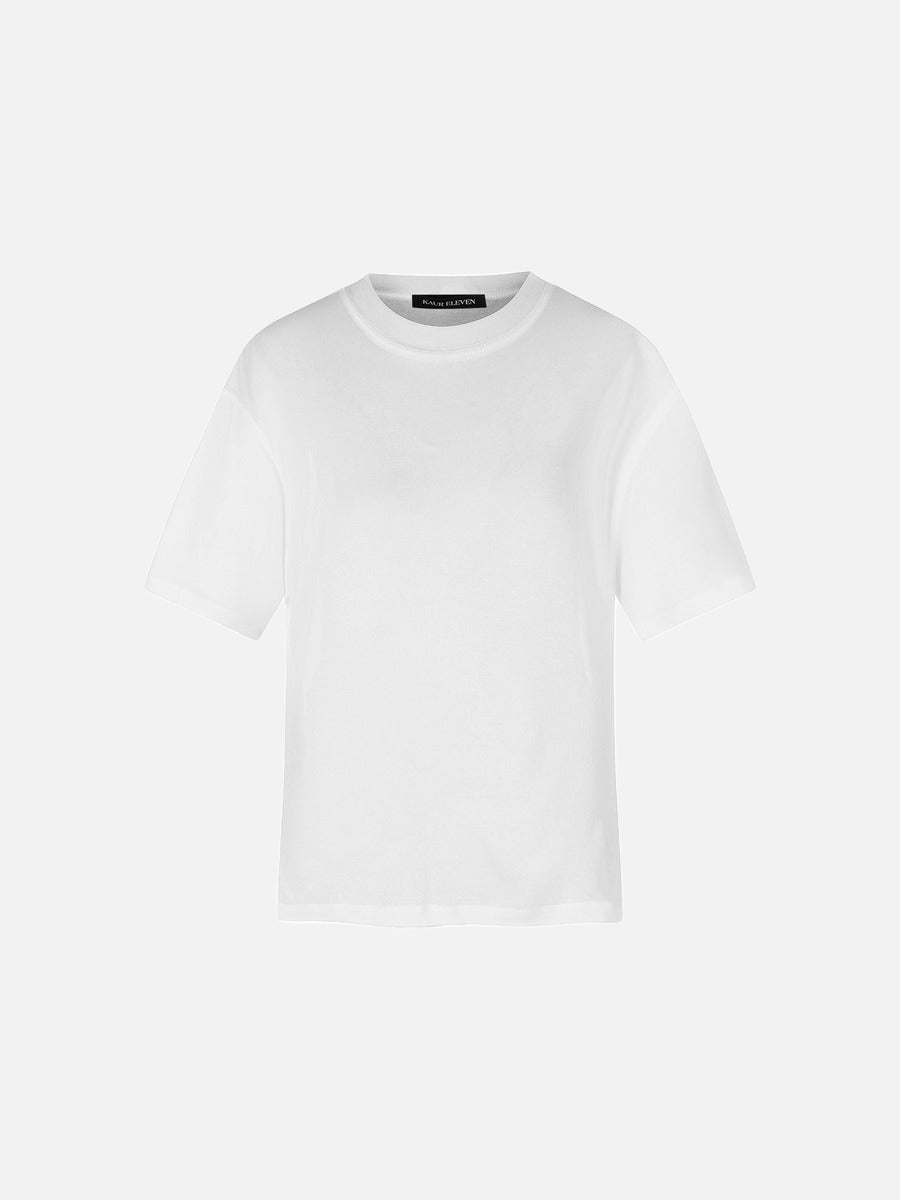 Men's Crew Neck Sheer Knit T Shirt Black
