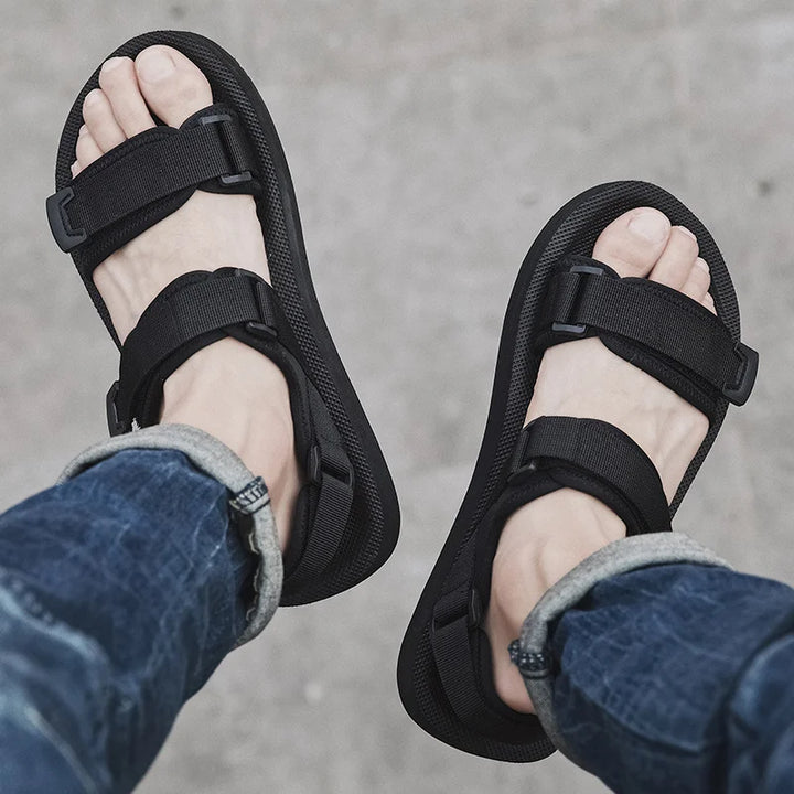 Men's Outdoor Lightweight Soft Fabric Hiking Sandals