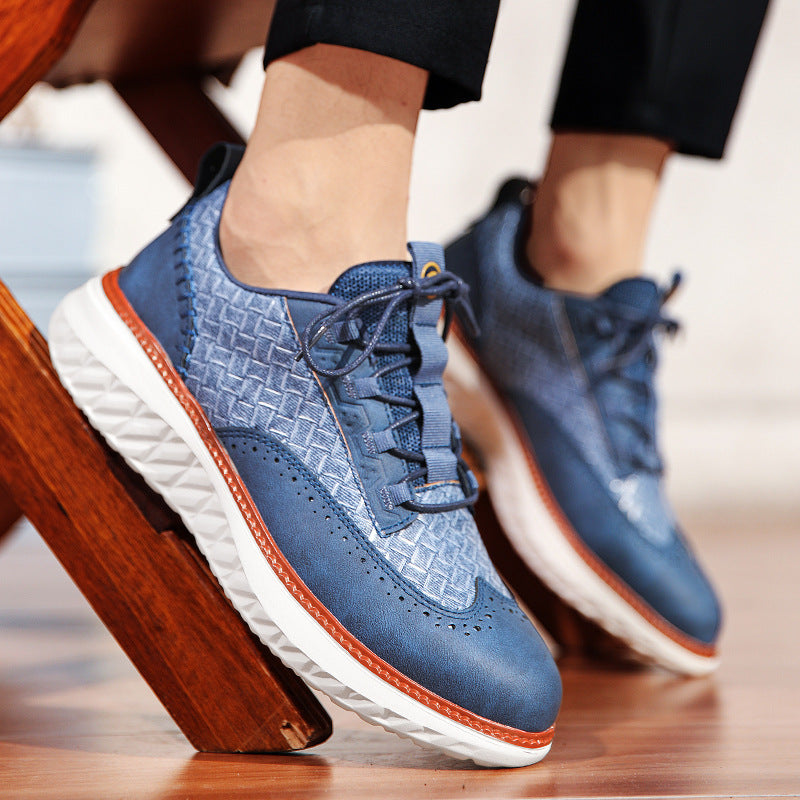 Men's casual sneakers with supportive cushioned soles