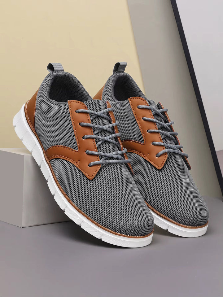 Men's Canvas Leather Sneakers