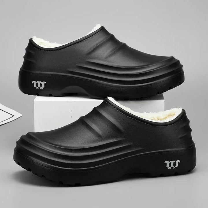 All-Weather Fleece-Lined Waterproof Clogs