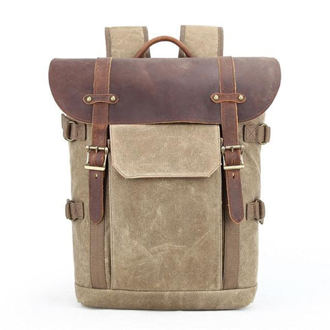 DSLR Camera Backpack Durable Vintage Design