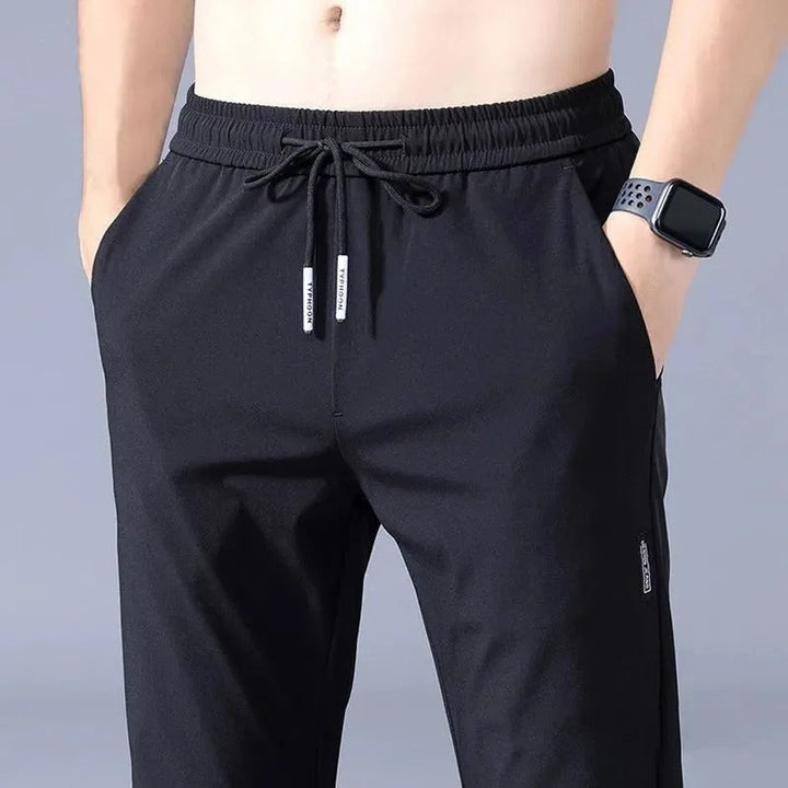 Men's Tapered Breathable Jogging Pants with Drawstring