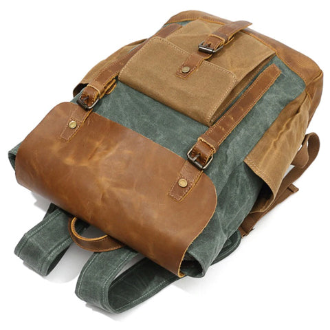 Canvas Vintage Style Backpack Mens