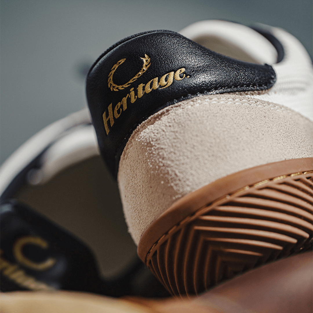 Suede Fabric Retro Squash Trainers
