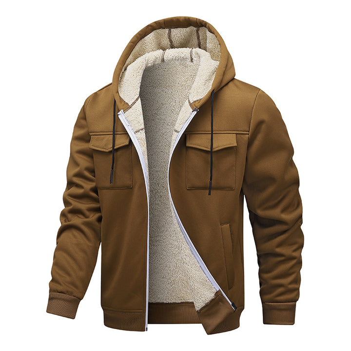 Sherpa Lined Utility Hoodie