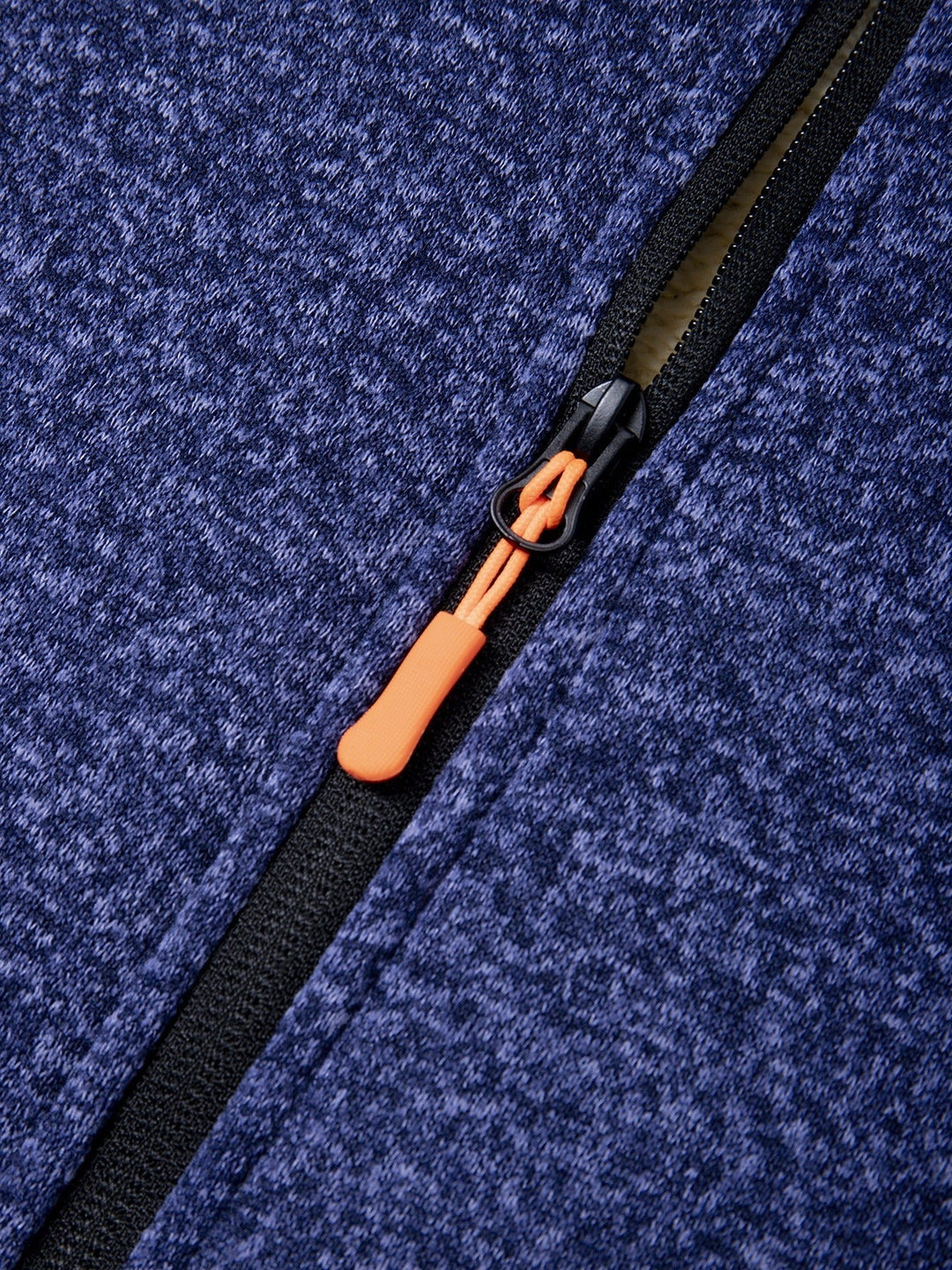 Close-up of the hood on a men's long coat