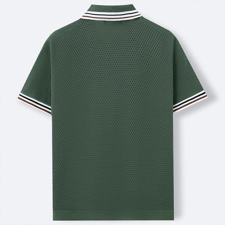 Textured Retro Knit Shirt