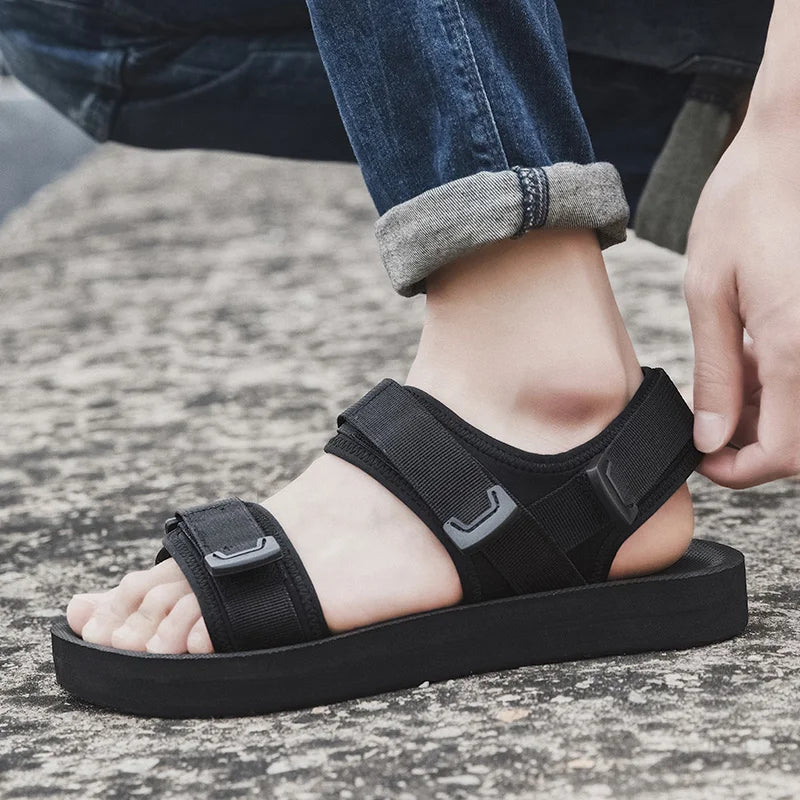 Men's Outdoor Lightweight Soft Fabric Hiking Sandals