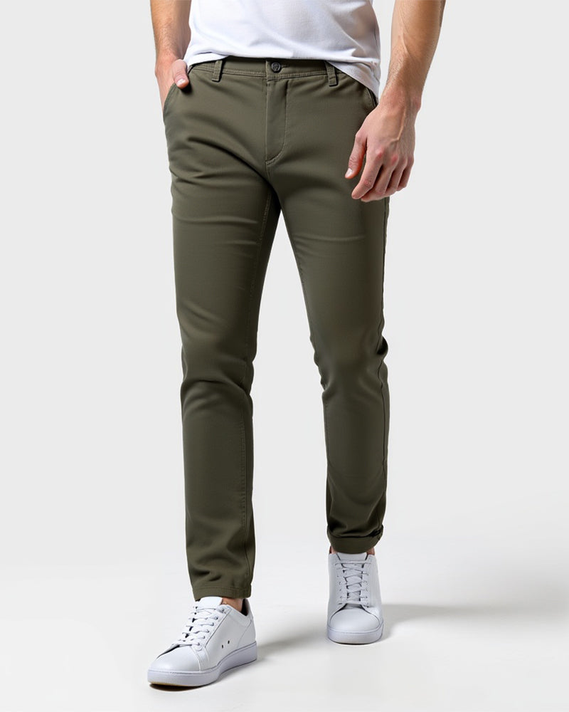 Men's Slim Fit Chinos Tapered Everyday