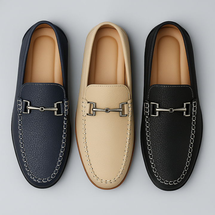 Men’s Leather Slip-On Loafers