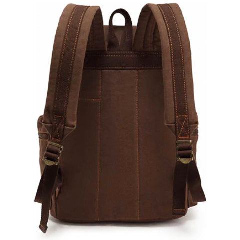 Vintage Canvas Backpack Durable Weather-Resistant Design