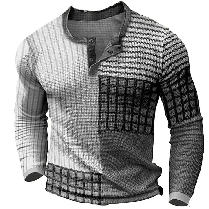 Men’s Multicolor Cashmere Crew Neck Sweater