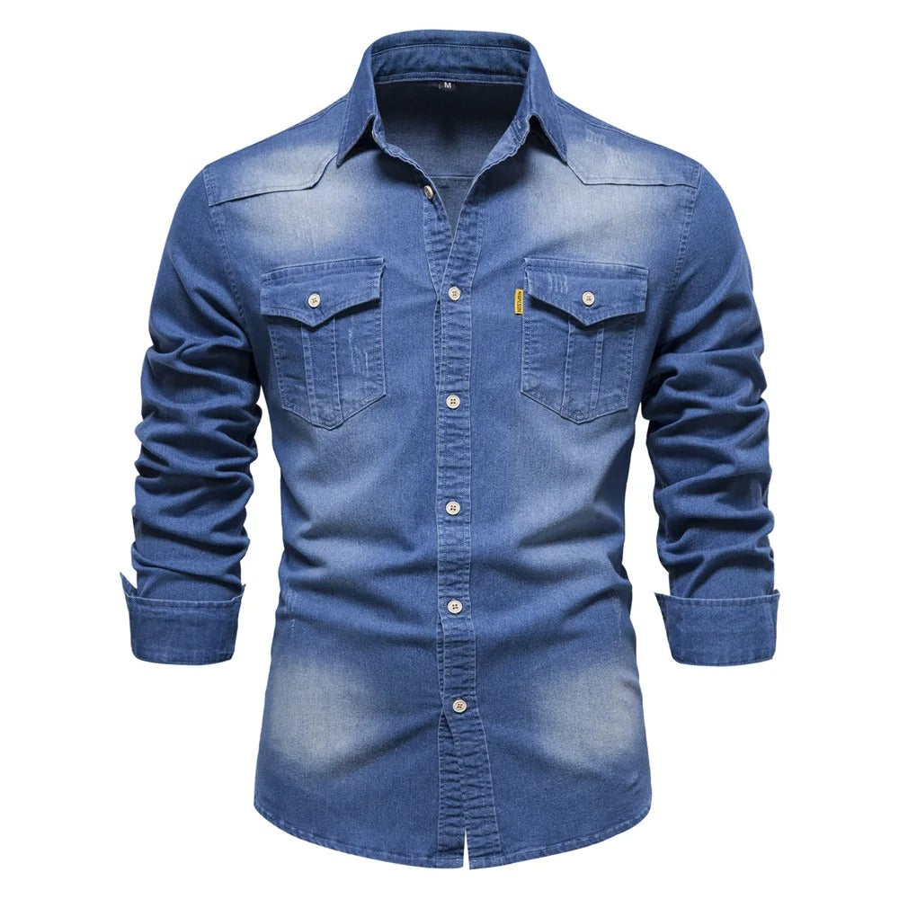 Western Denim Shirt Men's