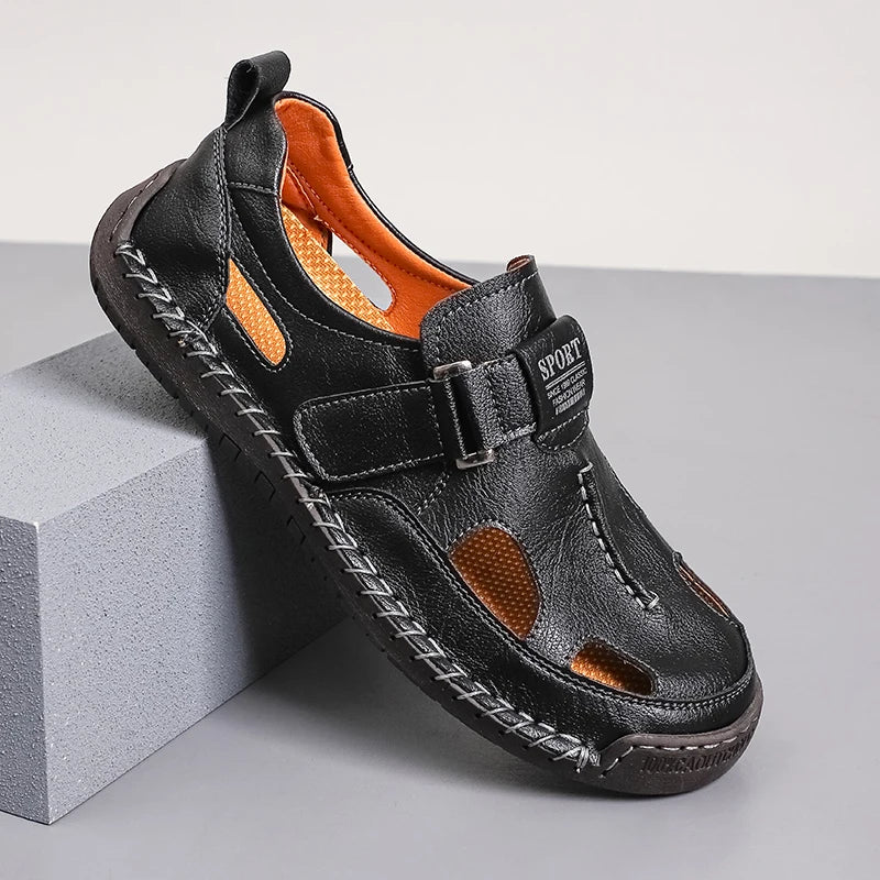 Men's loafer showing its polished upper and classic shape