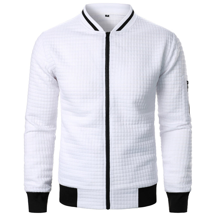 Men's Zip-Up Knit Sweater