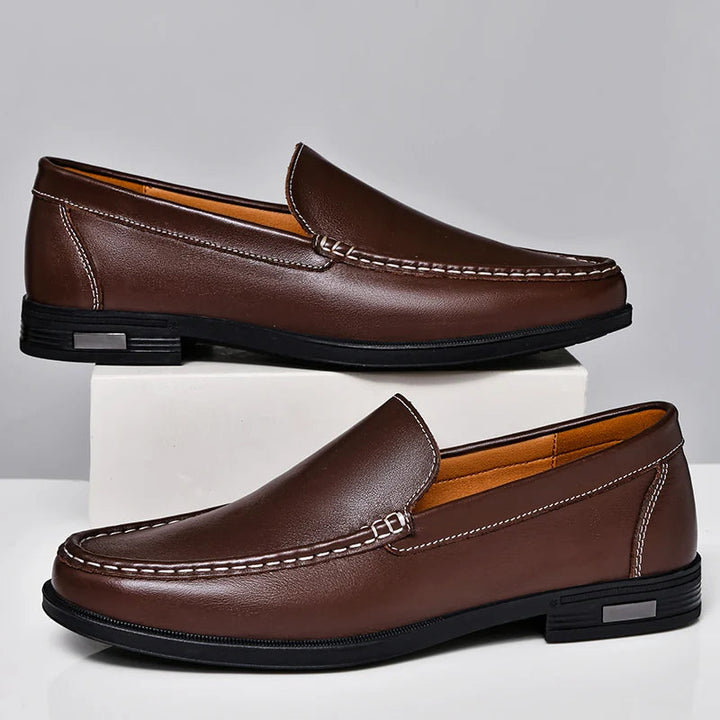 Men's Leather Loafers Dress Shoes