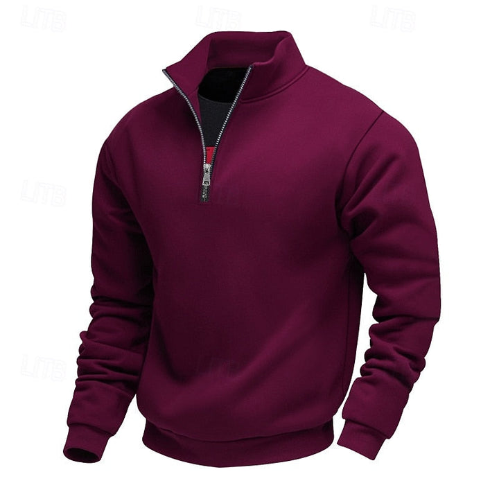 Men's lightweight jumper styled for smart-casual wear