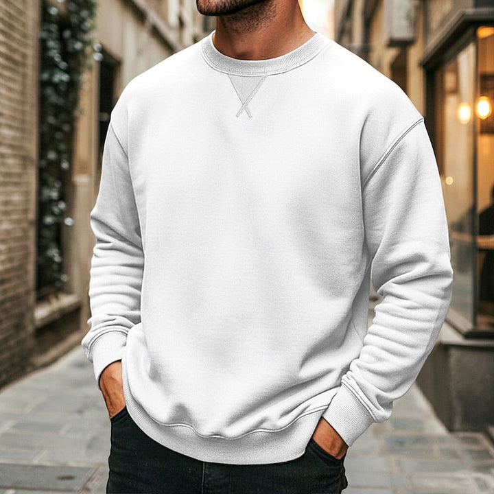 Men's Classic Crew Neck Sweatshirt Regular Fit