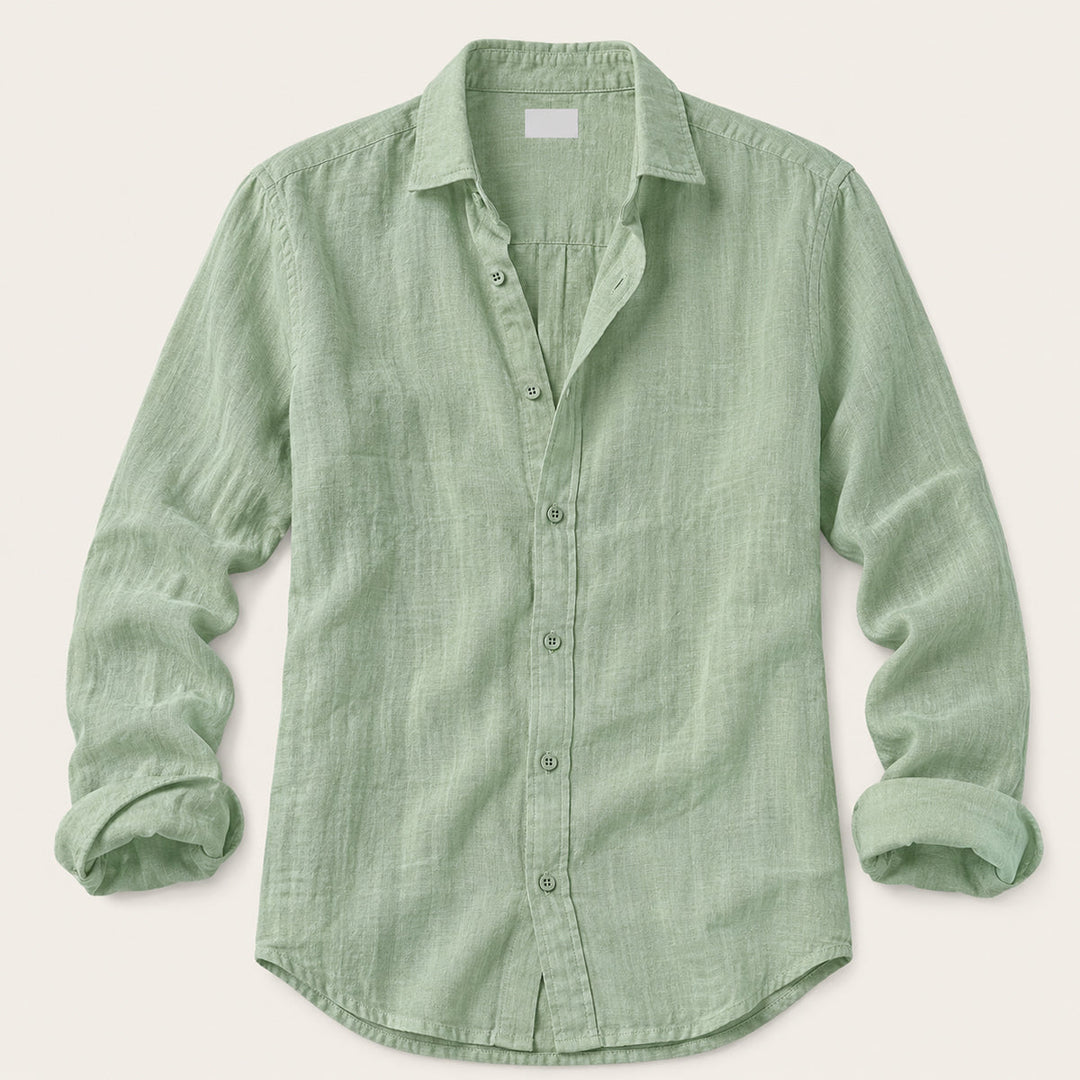 Men's Long Sleeve Relaxed Slim Fit Shirt