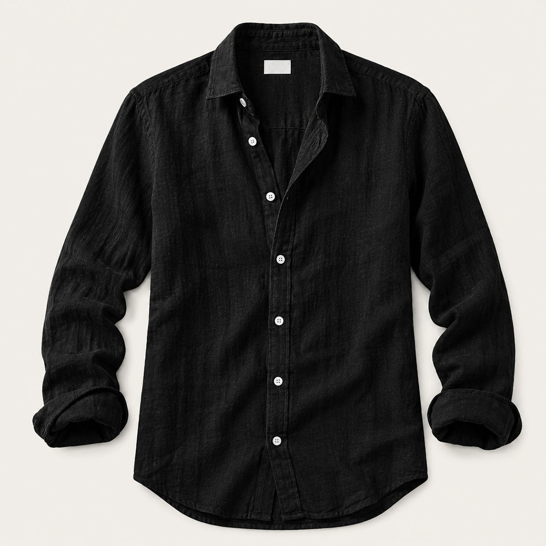 Men's Long Sleeve Relaxed Slim Fit Shirt