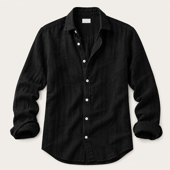 Men's Long Sleeve Relaxed Slim Fit Shirt