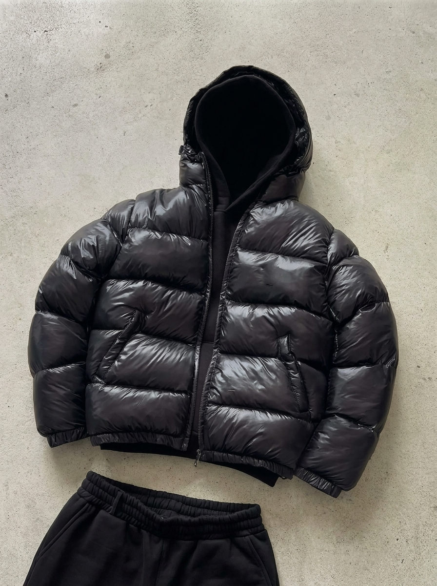 Men's Hooded Puffer Jacket Regular Fit
