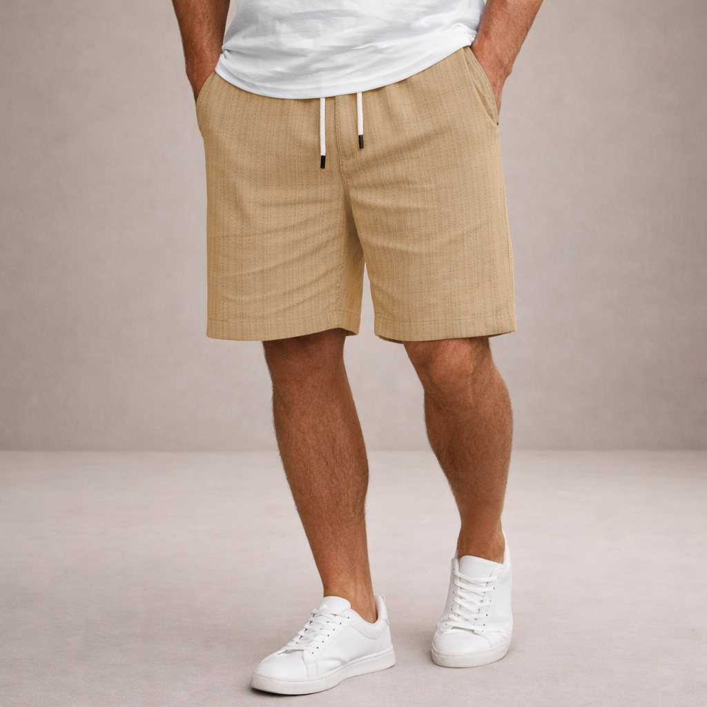 Men's Striped Regular Fit Shorts
