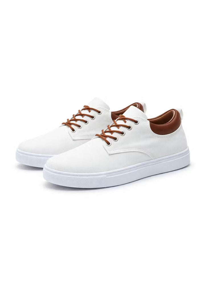 Men's lace-up trainers displayed as a complete pair