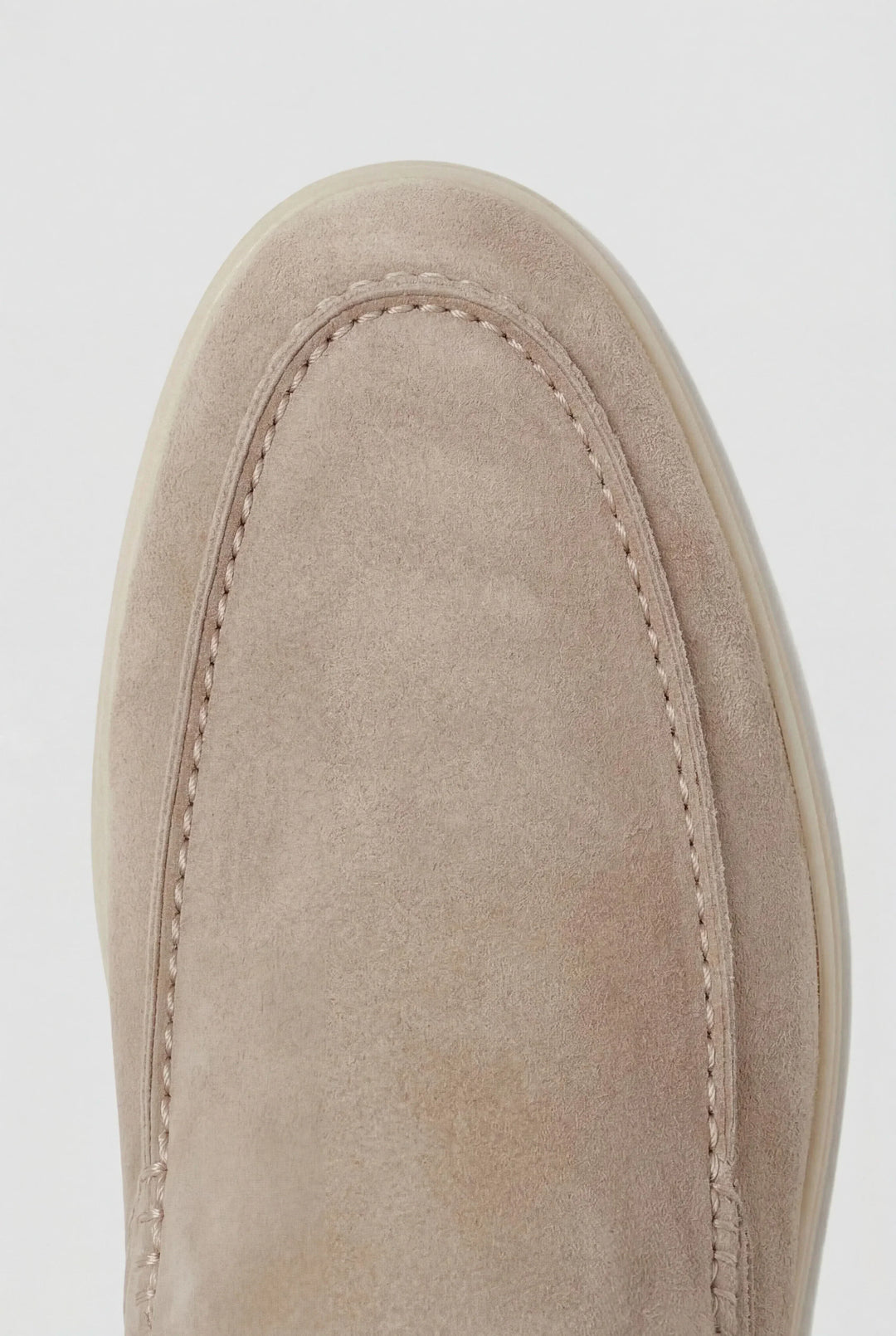 Men's suede mule sandals displayed as a pair on a plain background