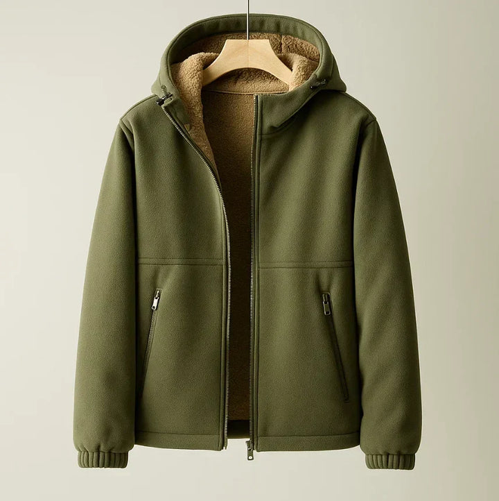 Men's Wool Blend Overcoat Classic Cut