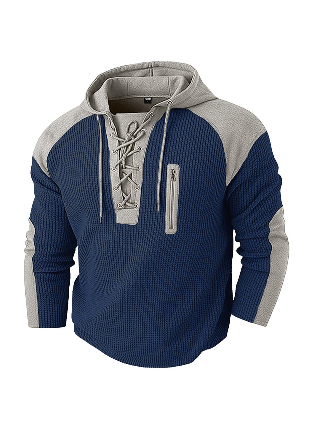Men's Regular Fit Hoodie With Contrast Panels