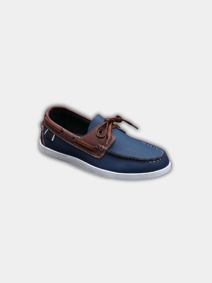 Pair of cushioned sole everyday loafers viewed from the front